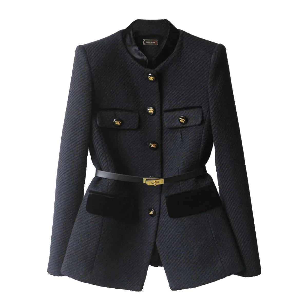 Autumn And Winter New Fashion Long Waist Slimming Coat PD052024011009