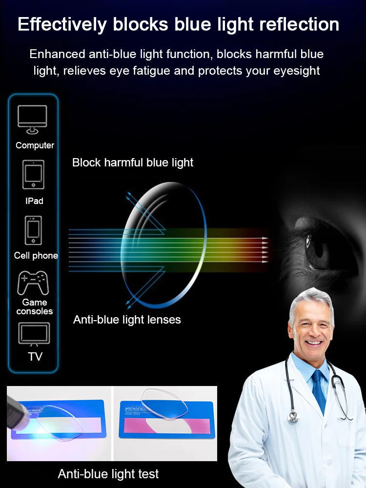 🔥Transform Your Vision with Revolutionary Auto-Zoom Glasses【Auto-focus blue light blocking reading glasses】