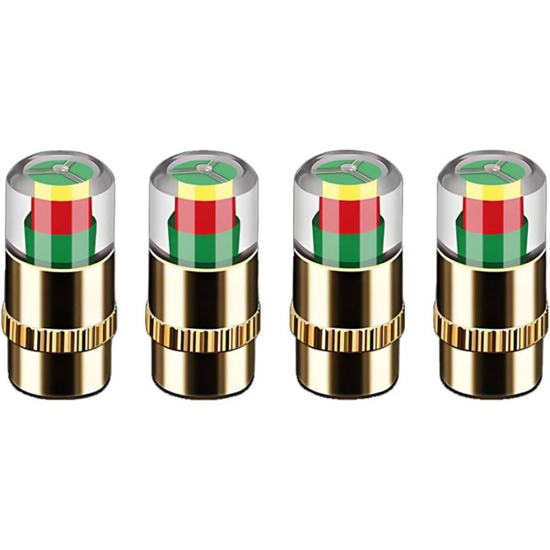 3-Color Tire Pressure Alert Caps