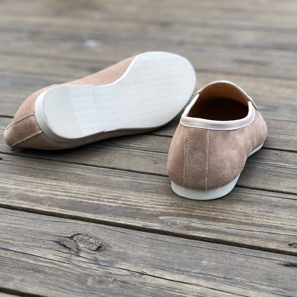 British retro loafers casual leather shoes slip-on suede pointed toe loafers