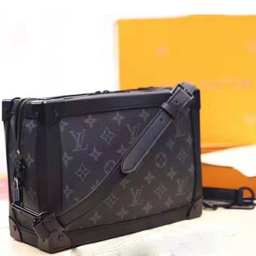 Black A Grade Leather V Logo Bags-WX05202362803
