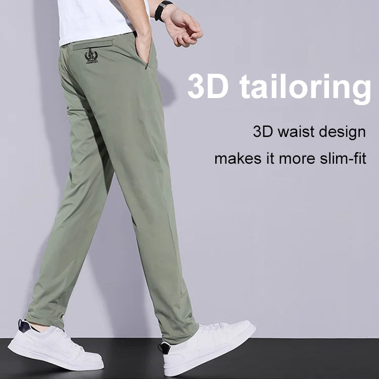 🔥【Summer ultra-thin breathable ice silk pants】Limited-time offer, 50% off.