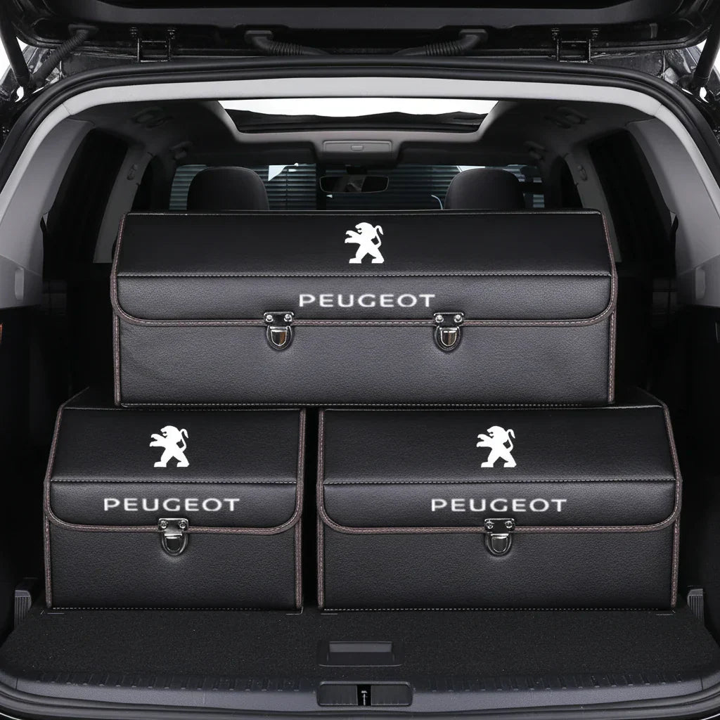 Car trunk storage box