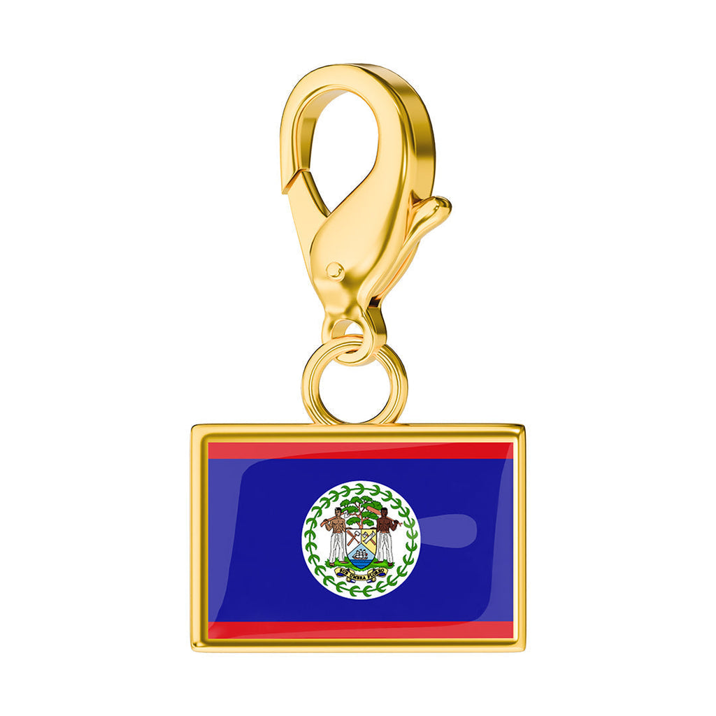 Flag & Map Charms Set