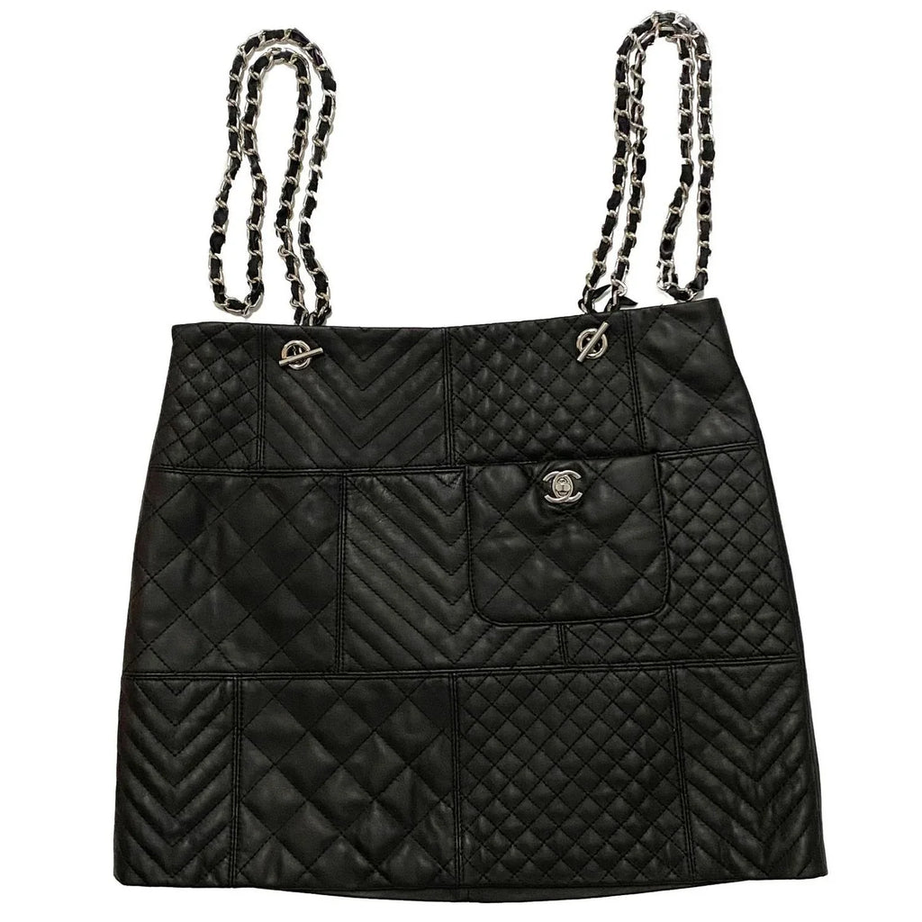 New Genuine Leather Diamond Chain Skirt For Women 10240108LY07