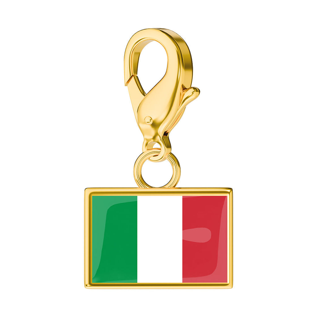 Flag & Map Charms Set