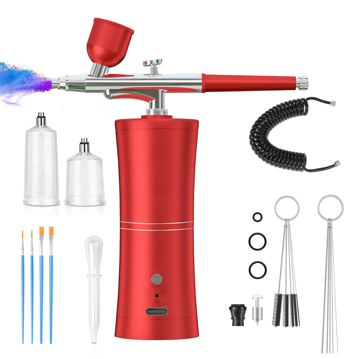 Electric Airbrush Kit with Compressor