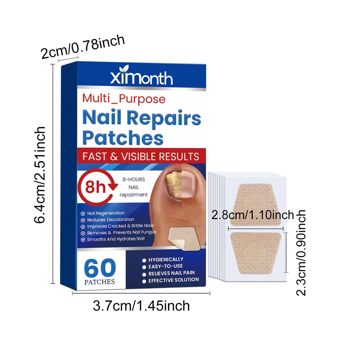 Fungus Nail Repair Patches 60pcs