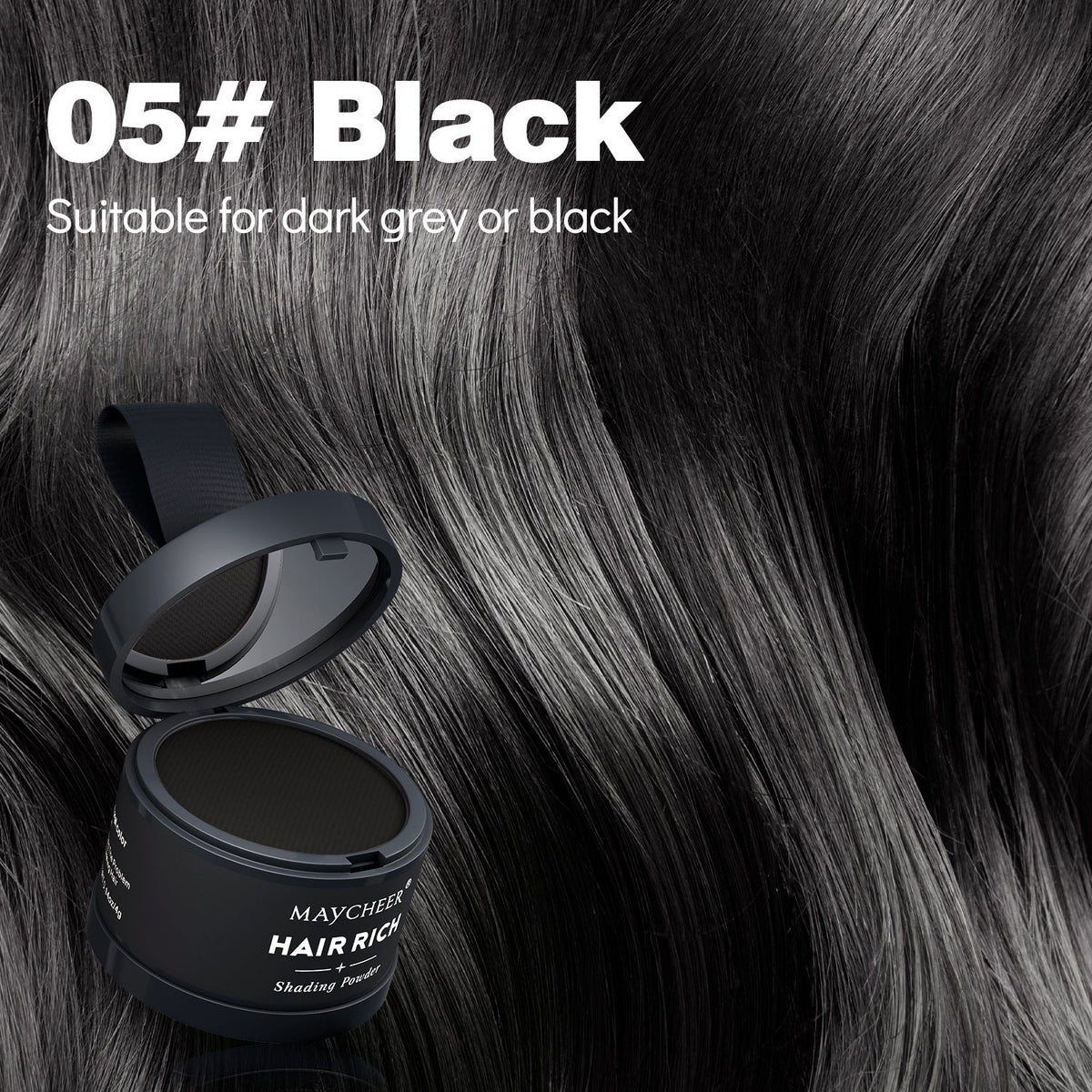 Hairline filler powder, a magical tool for shaping and filling the forehead, waterproof and sweatproof.