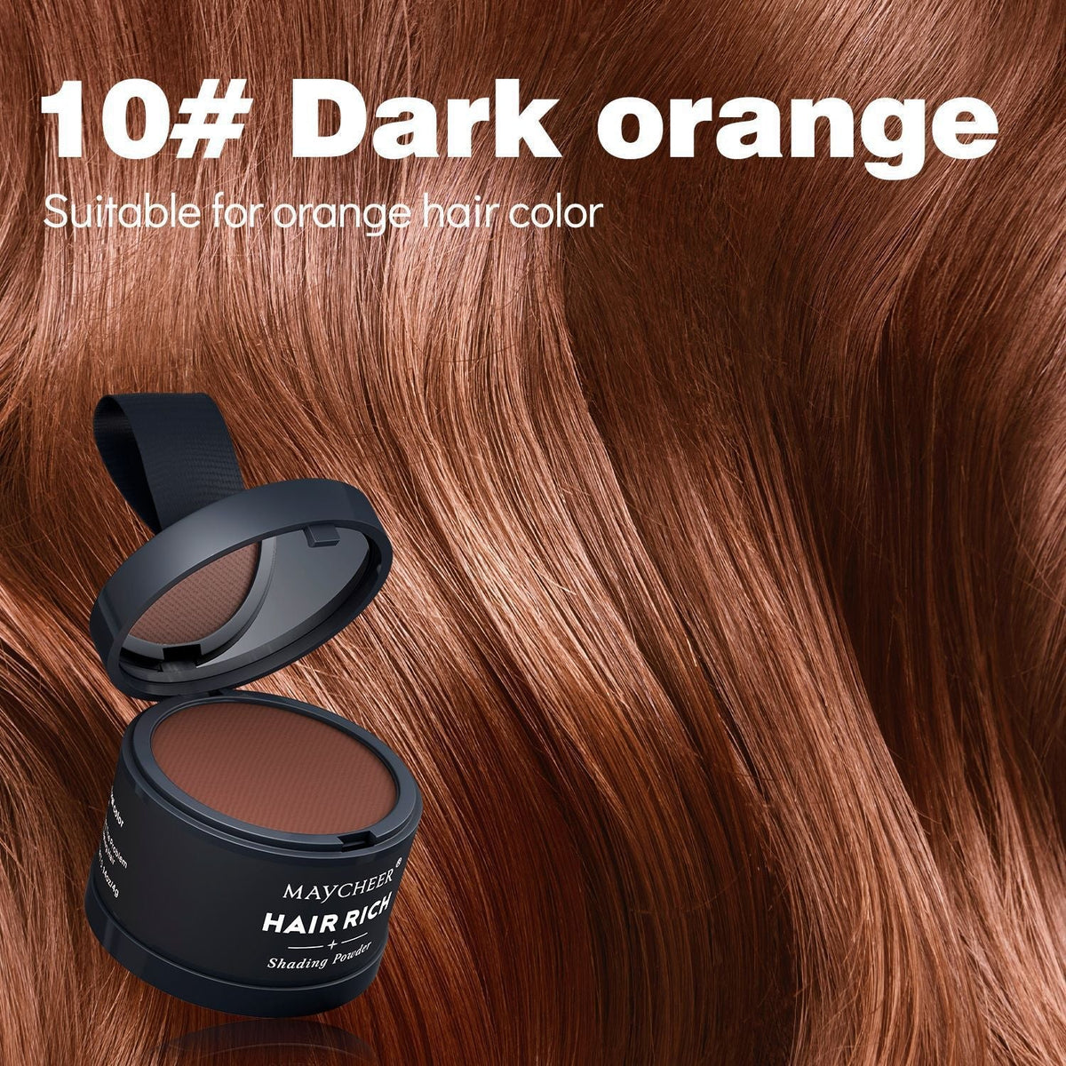 Hairline filler powder, a magical tool for shaping and filling the forehead, waterproof and sweatproof.