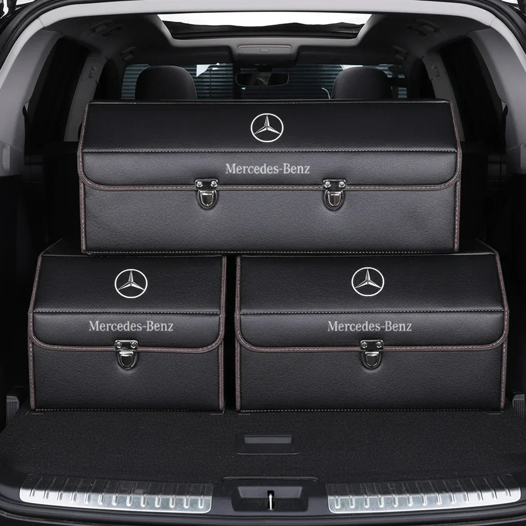 Car trunk storage box